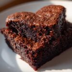 Herzförmige Brownies