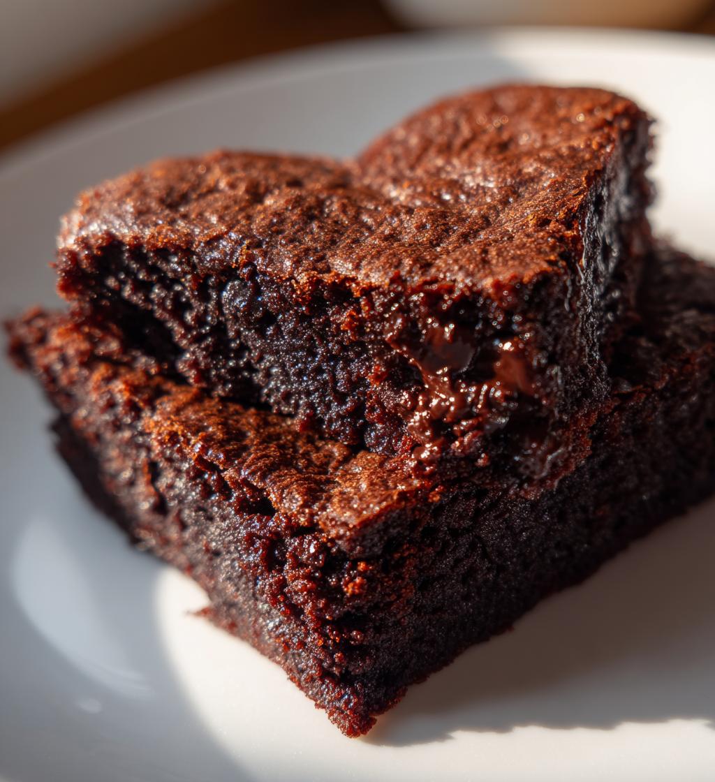 Herzförmige Brownies
