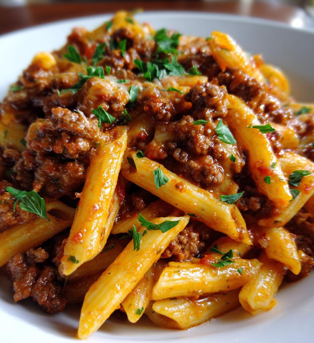 Cremige Hackfleisch-Pasta: Verlockend lecker in nur 25 Minuten