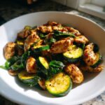 Einfaches Low-Carb-Abendessen in