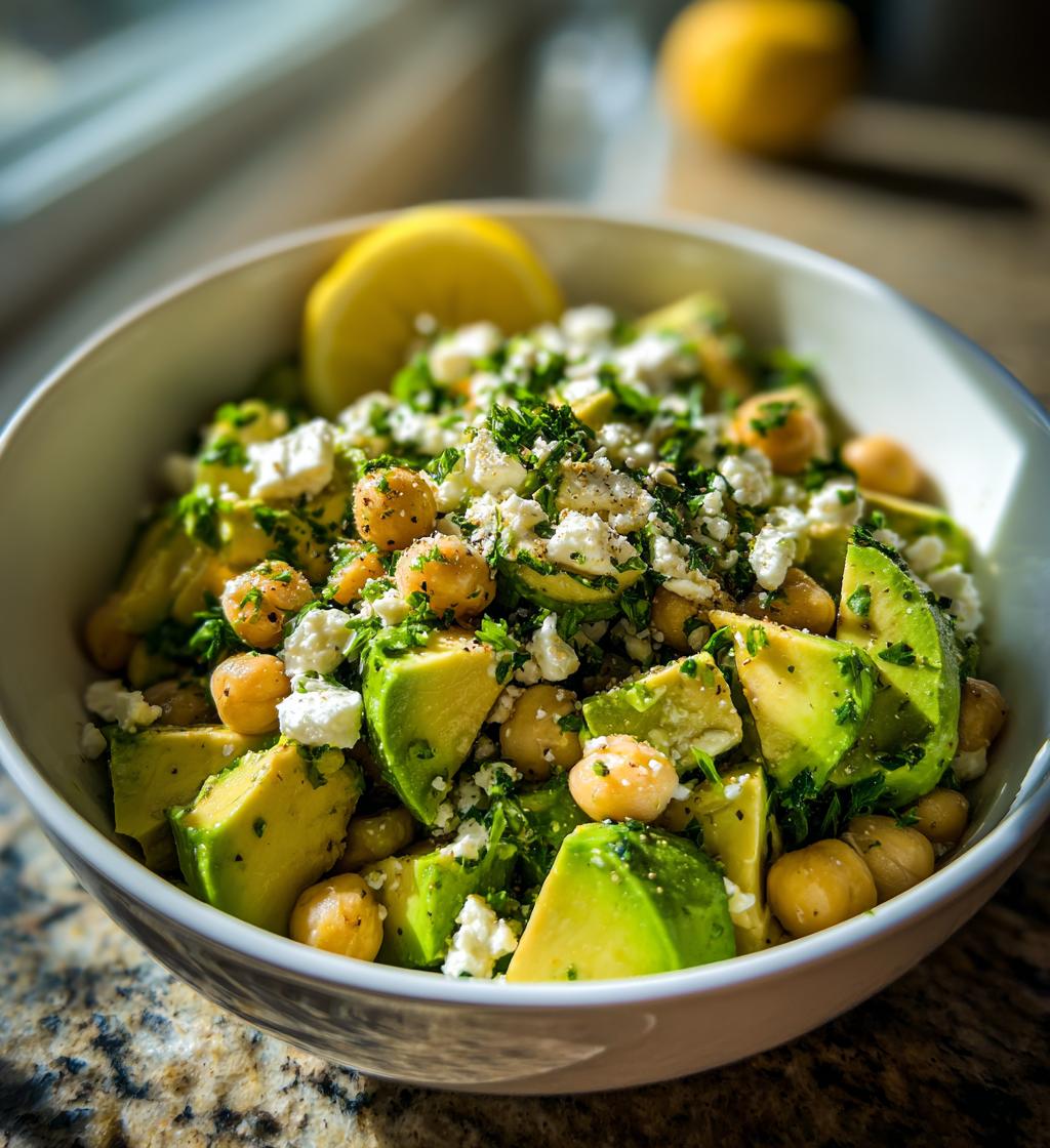Kichererbsen-Feta-Avocado-Salat: Fix in 10 Minuten & unwiderstehlich lecker