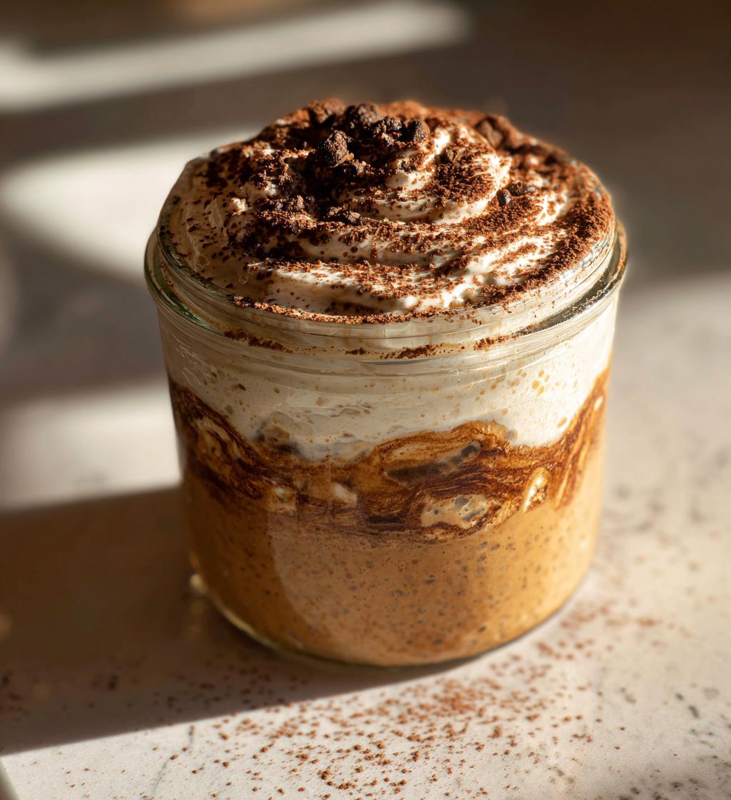 Himmlische Tiramisu Overnight Oats in 5 Minuten zaubern