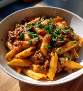 cremige one pot pasta mit hackfleisch