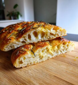 dinkel sauerteig focaccia