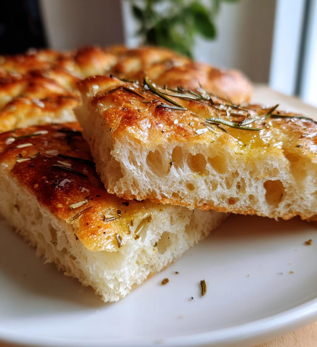 Knusprige Focaccia Sauerteig in nur 4 Stunden gemacht