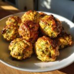 knusprige zucchinibällchen