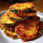 knusprige zucchinitaler