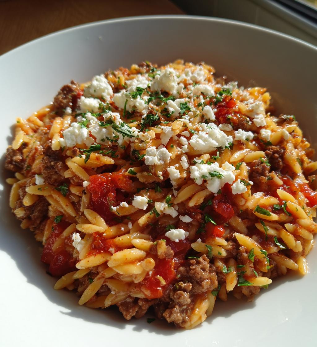 19-minütiges Kritharaki Rezepte mit Hackfleisch – unwiderstehlich lecker